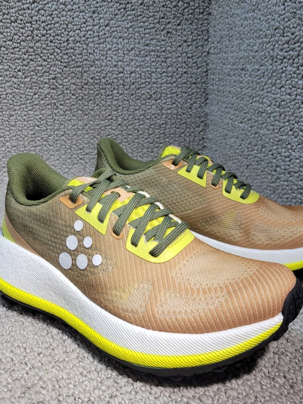 Craft Xplor 2 Rift/Contrast Yellow Running Shoes Women's Size 7